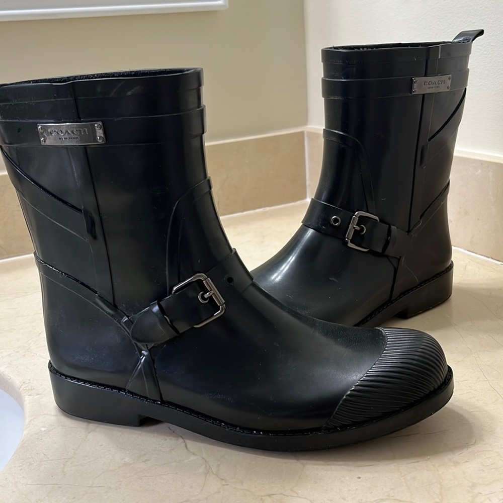 Coach Black Winter & Rain Boots